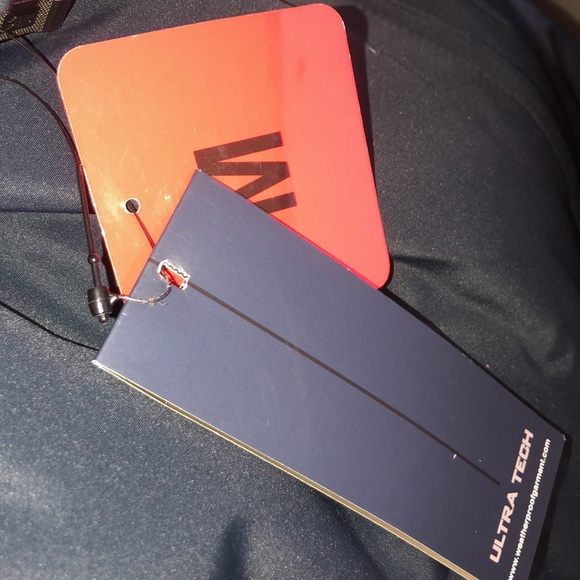 Weatherproof Mens Ultra Tech Double Zip Water Repellent Coat New With Tags - Picture 3 of 4